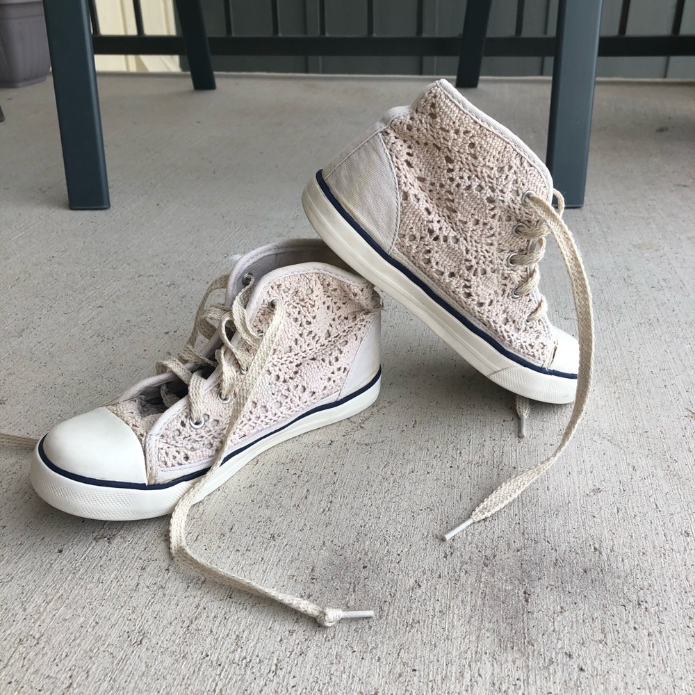 Girls Beige Booties (Size 1Y)